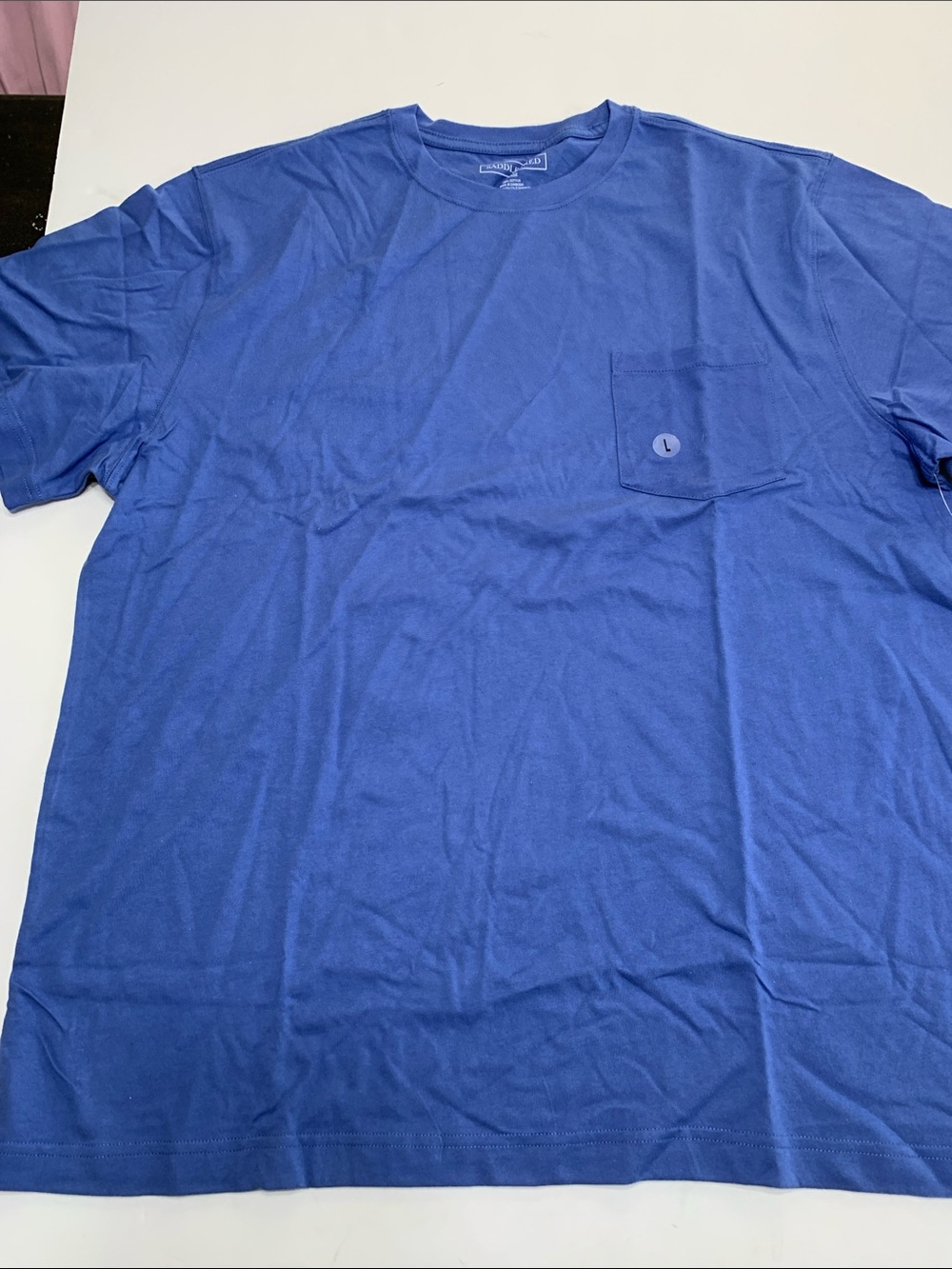 Saddlebred Short-Sleeve Pocket Tee in Royal Blue